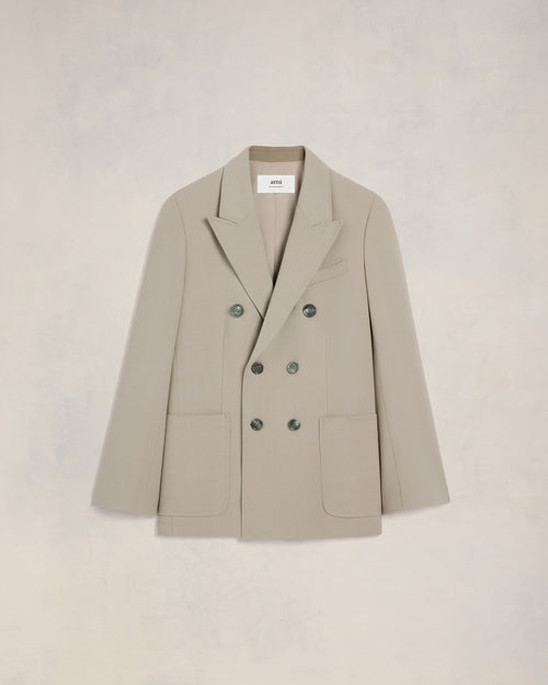 Veste Croisée - TAUPE CLAIR - Ami Paris