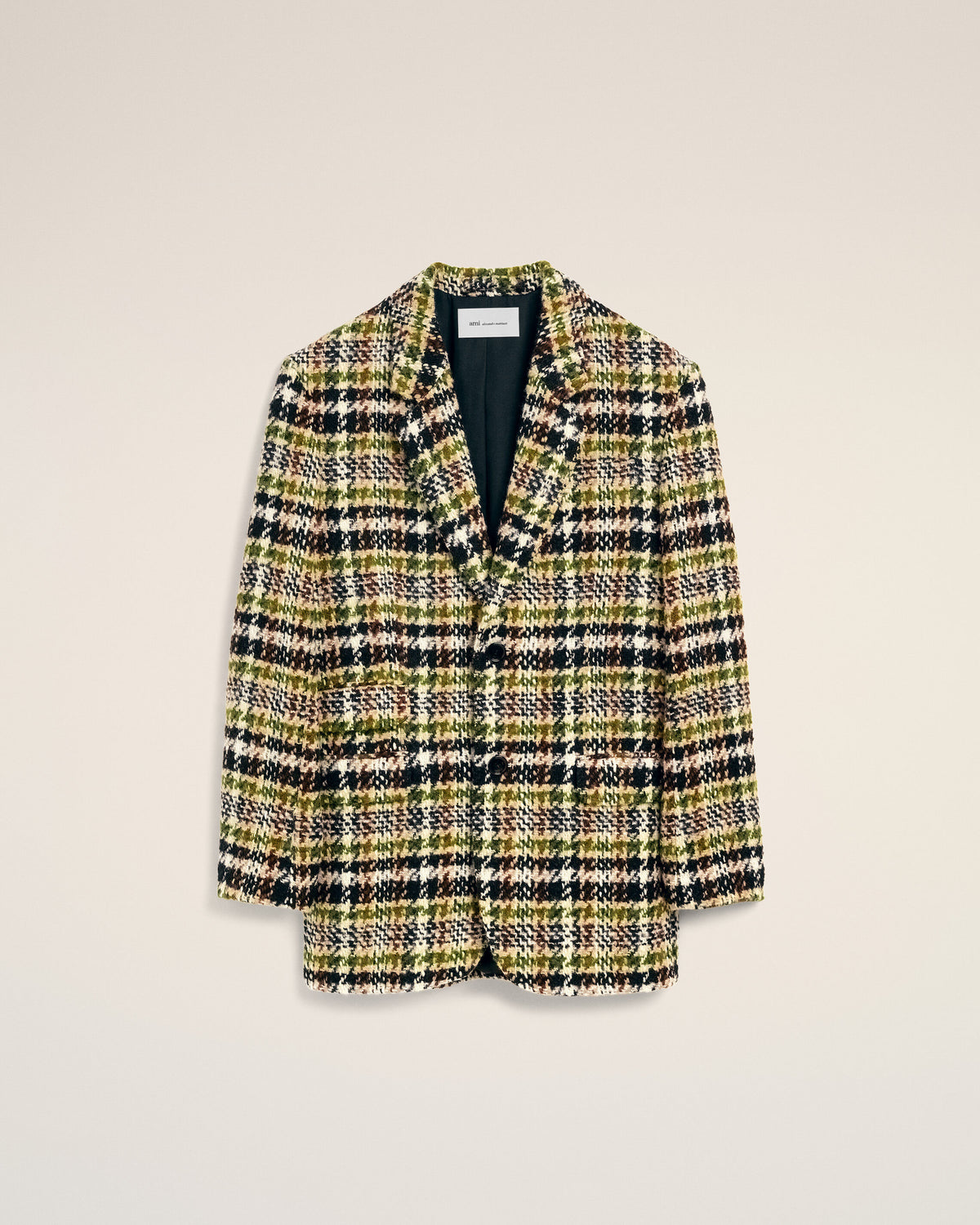 Einreihige Tweedjacke in Multicolour - 1