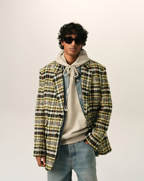 Einreihige Tweedjacke in Multicolour - Herren - 3 - AMI Paris - Ami Paris