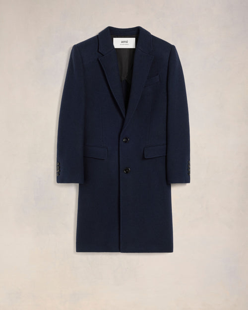 Manteau Deux Boutons - BLEU MARINE - Ami Paris