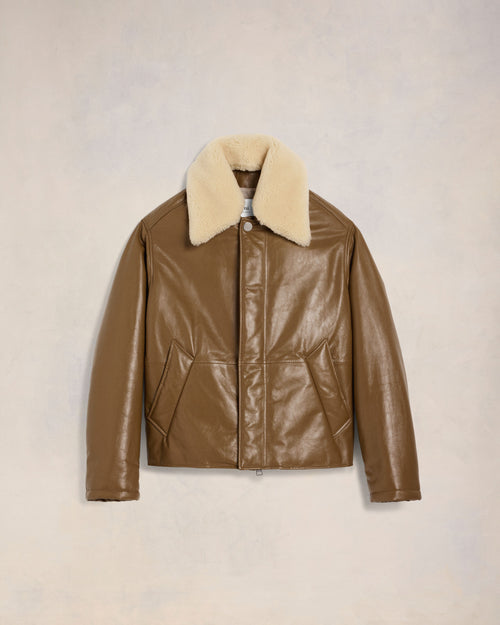 Veste Rembourrée En Cuir - Homme - 1 - AMI Paris - Ami Paris