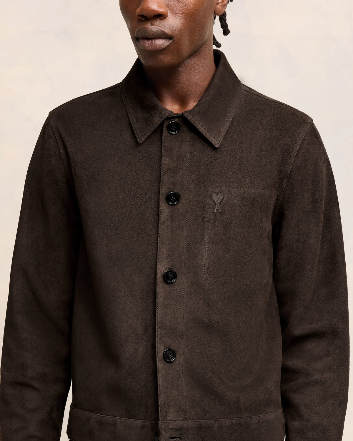 Surchemise Boutonnée En Cuir - 4