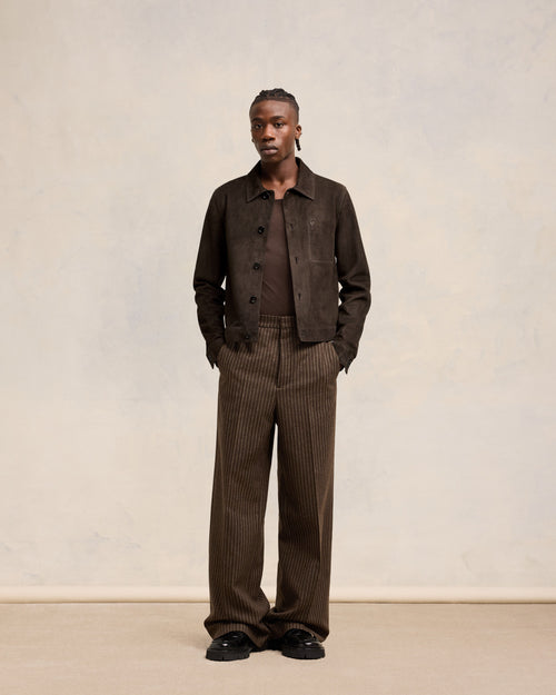 Surchemise Boutonnée En Cuir - Homme - 2 - AMI Paris - Ami Paris