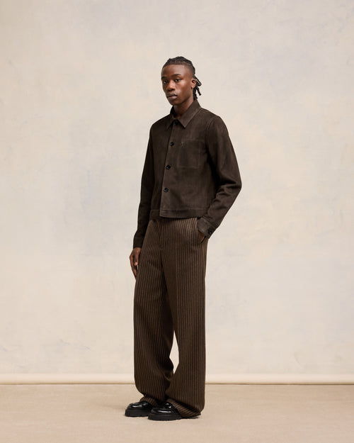 Surchemise Boutonnée En Cuir - Homme - 6 - AMI Paris - Ami Paris