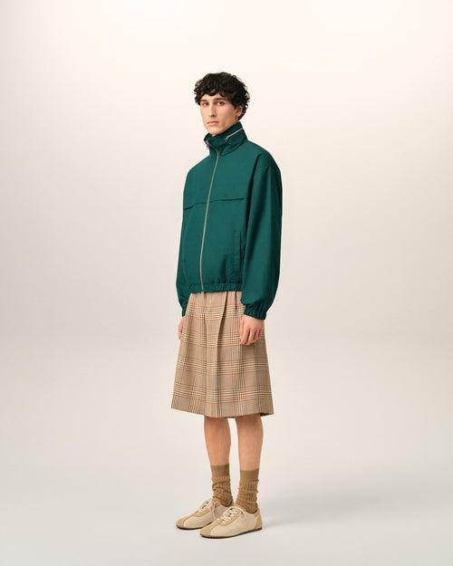 Green Cotton And Nylon Canvas Windbreaker - Man - 6 - AMI Paris - Ami Paris