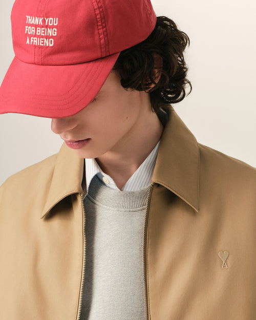 Blouson rembourré beige en coton Ami de Coeur - Homme - 4 - AMI Paris - Ami Paris
