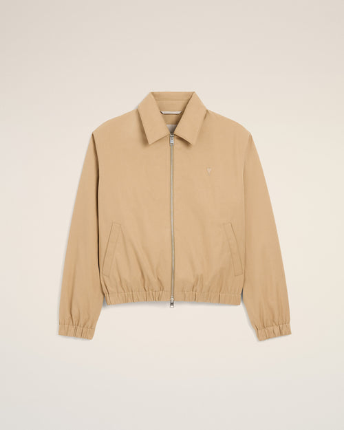 Blouson rembourré beige en coton Ami de Coeur - Homme - 1 - AMI Paris - Ami Paris