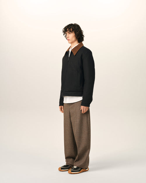 Blouson noir en coton Ami de Coeur - Homme - 6 - AMI Paris - Ami Paris