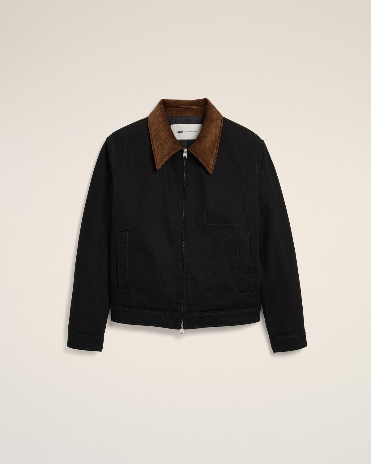 Blouson noir en coton Ami de Coeur - 2
