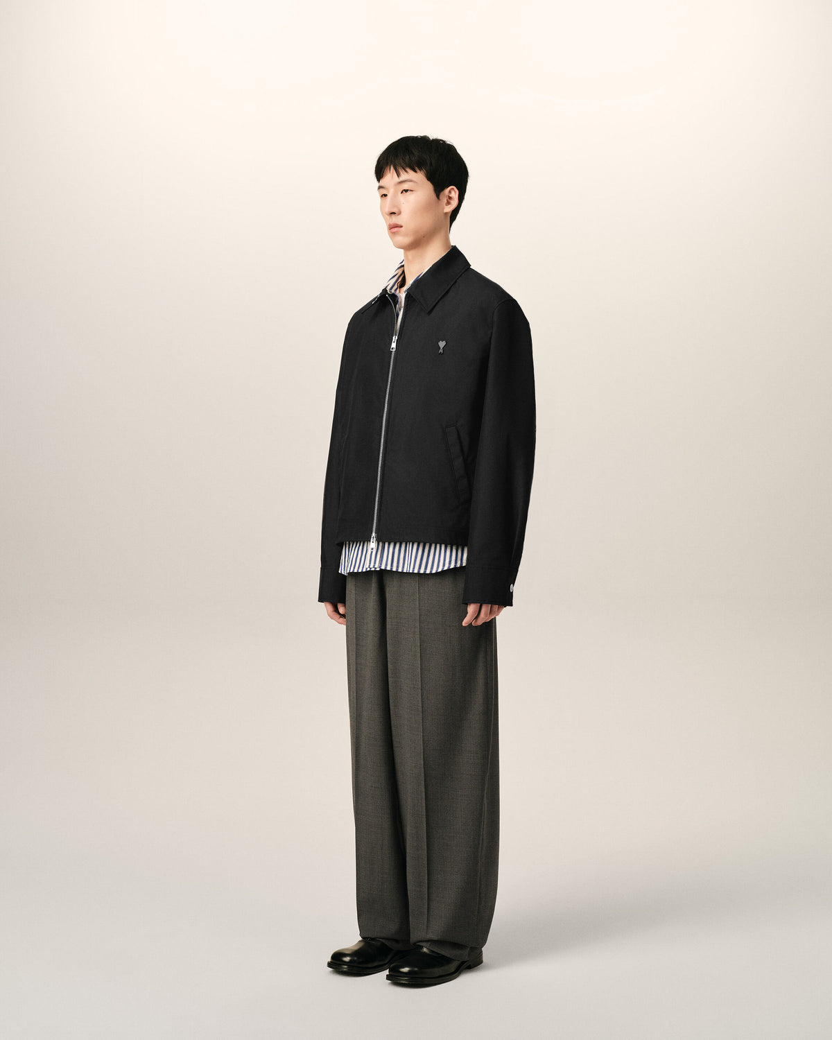 Chaqueta Ami de Cœur de nailon negro - 6