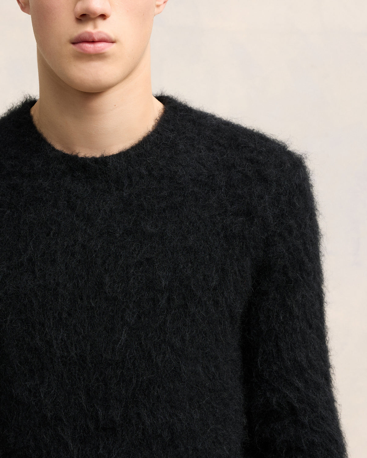 Pull En Alpaga Mohair Brossé - 4