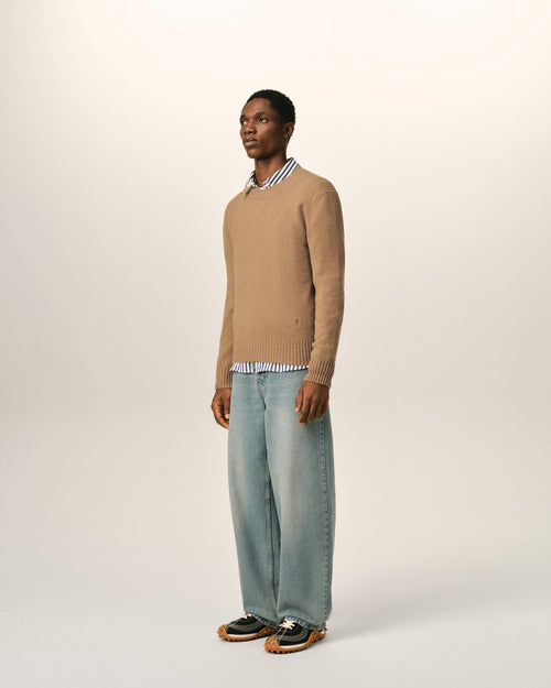 Ami de Coeur Pullover aus braunem Kaschmir - Herren - 6 - AMI Paris - Ami Paris