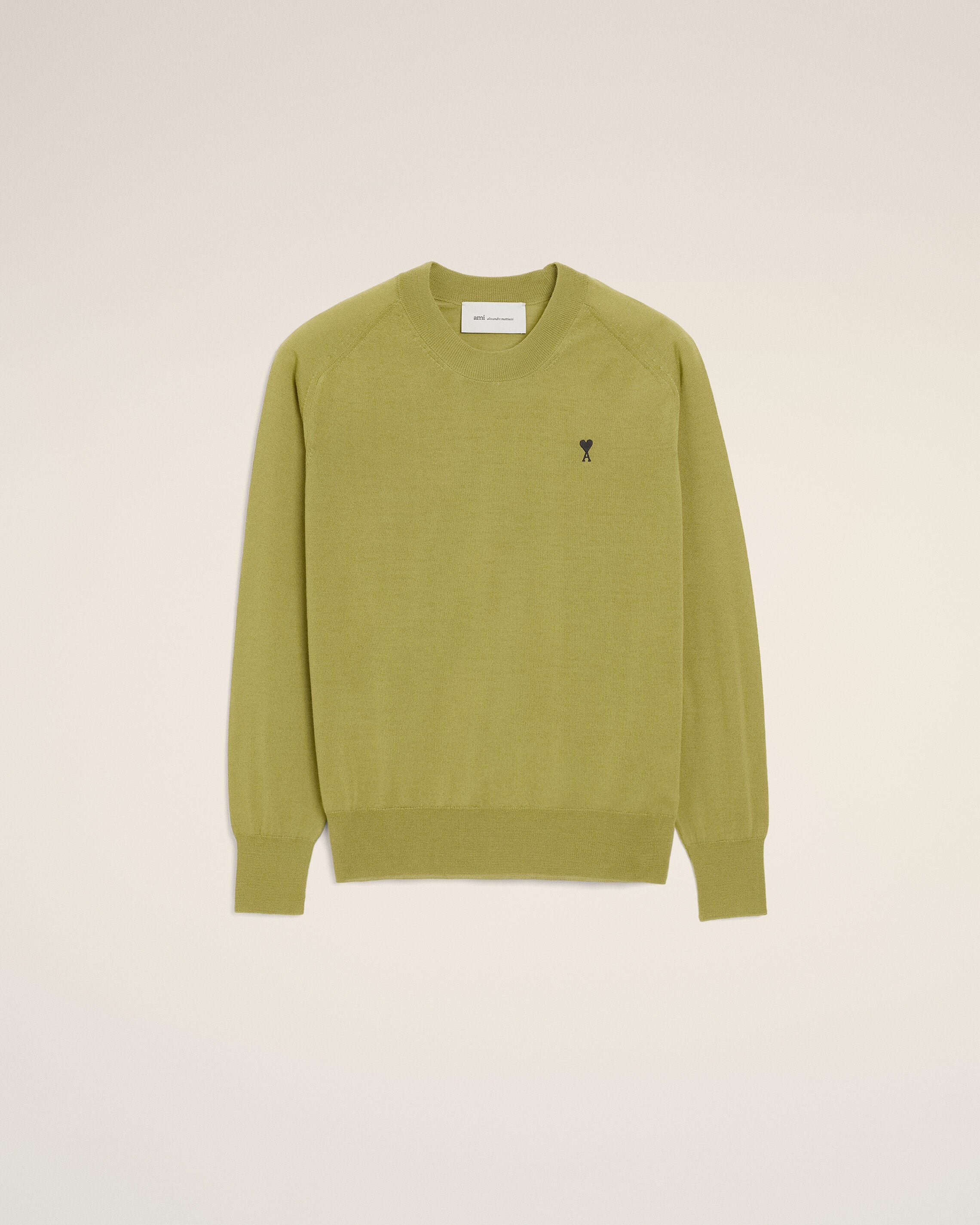 Maglione Ami De Coeur girocollo in lana verde - 1