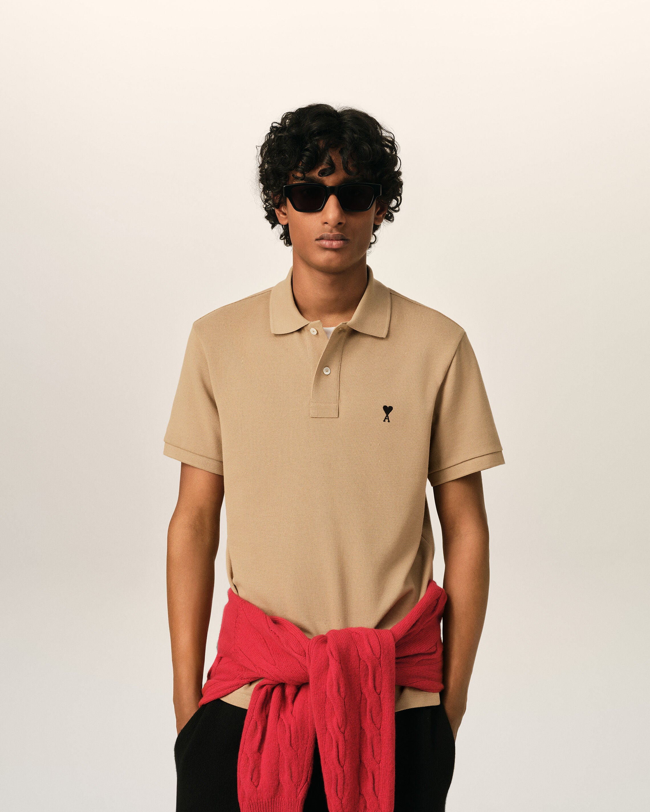 Polo beige en coton Ami de Coeur - 2