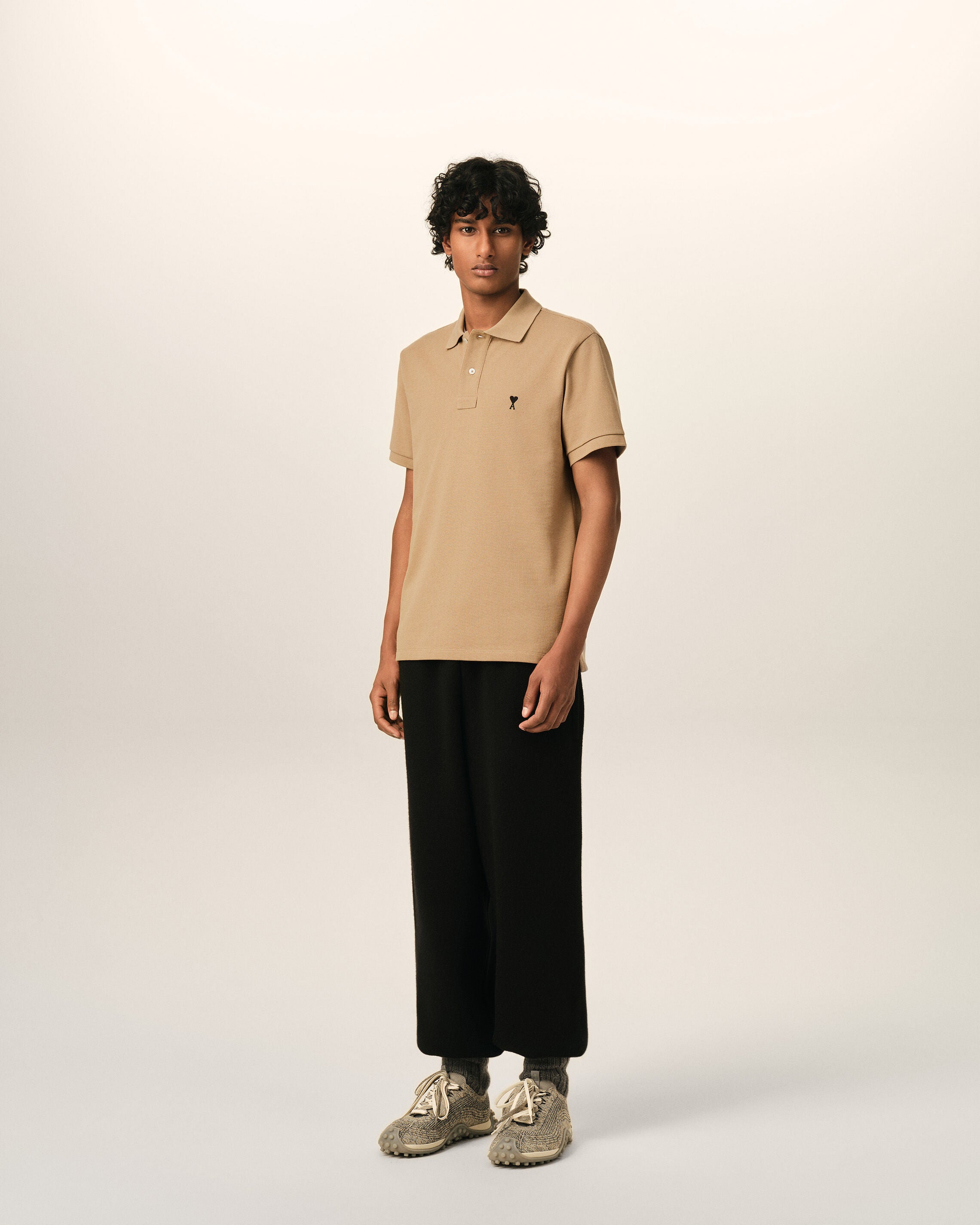 Polo beige en coton Ami de Coeur - 6