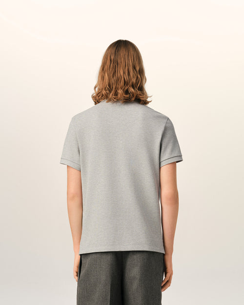 Polo gris en coton Ami de Coeur - Homme - 5 - AMI Paris - Ami Paris