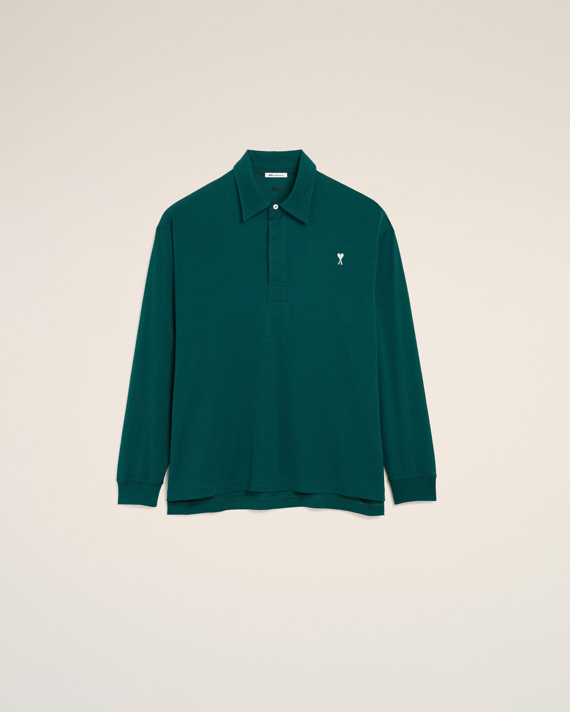 Green Cotton Ami De Coeur Polo - 1