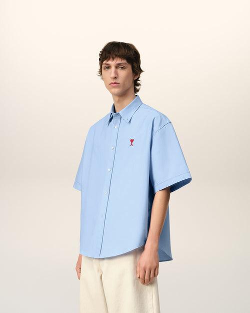 Boxy Fit Short Sleeve Shirt - 6 - Ami Paris