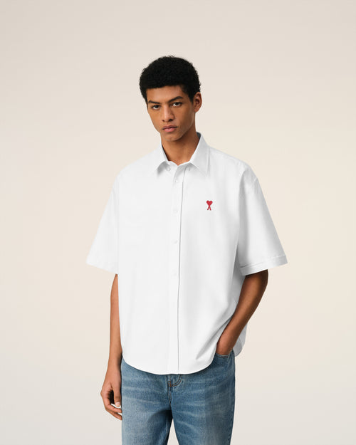 Boxy Fit Short Sleeve Shirt - 3 - Ami Paris