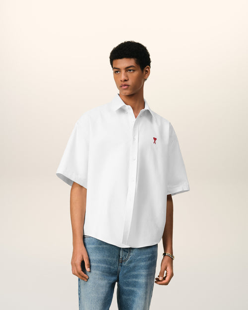 Boxy Fit Short Sleeve Shirt - 1 - Ami Paris