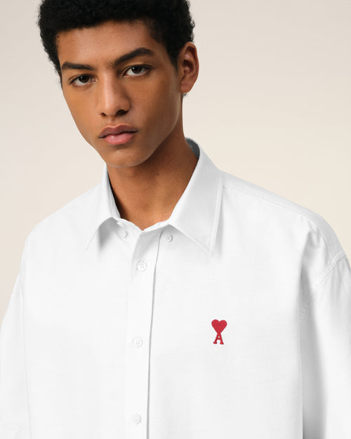 Boxy Fit Short Sleeve Shirt - 4 - Ami Paris