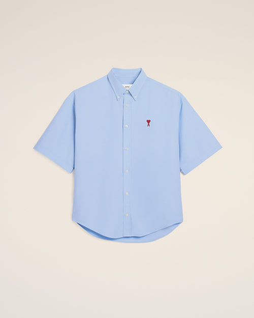 Boxy Fit Short Sleeve Shirt - 2 - Ami Paris