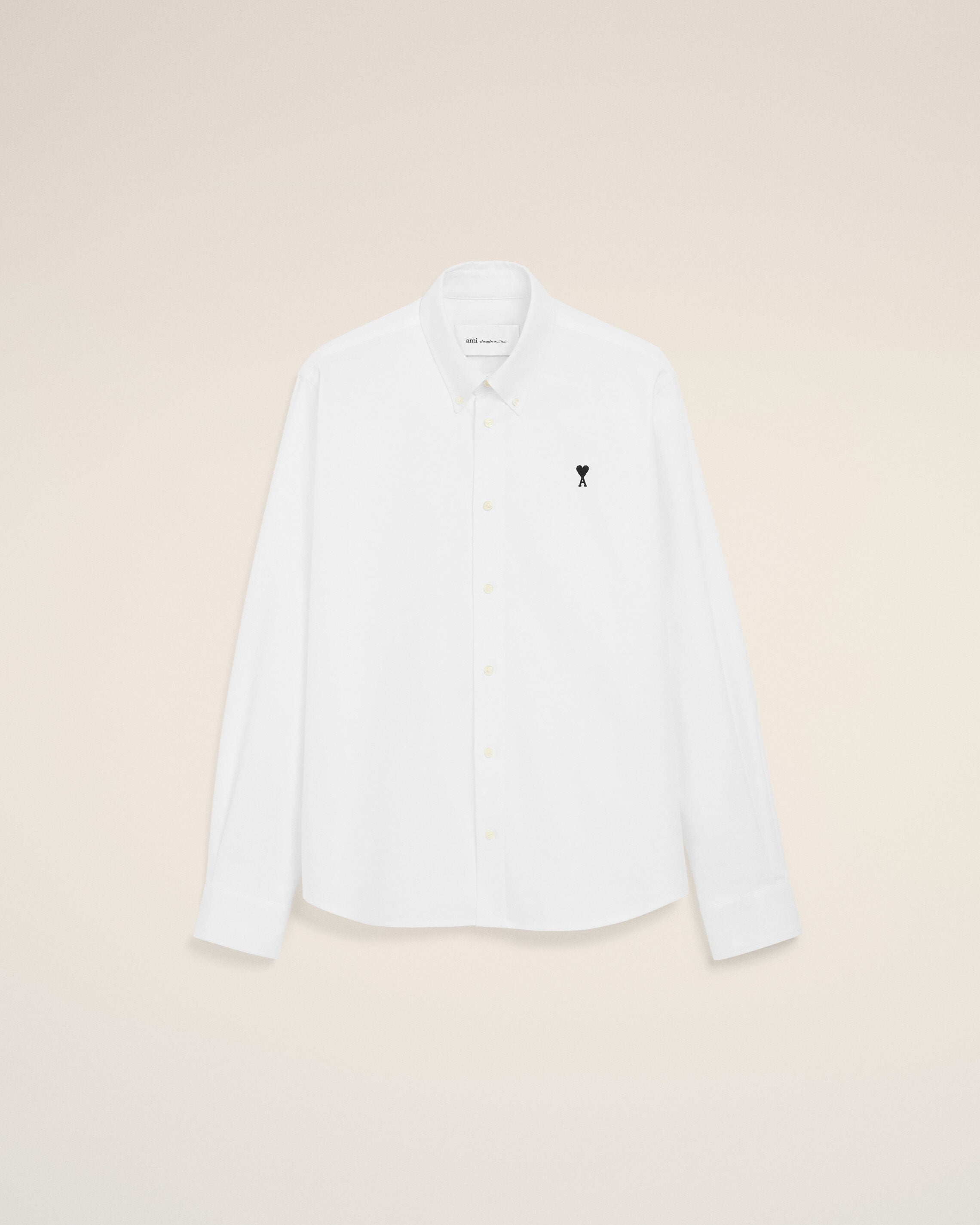 White Ami De Coeur Classic Shirt | AMI PARIS