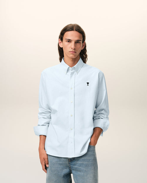 Chemise Oxford Bleu Ami De Coeur en Coton - 2 - Ami Paris