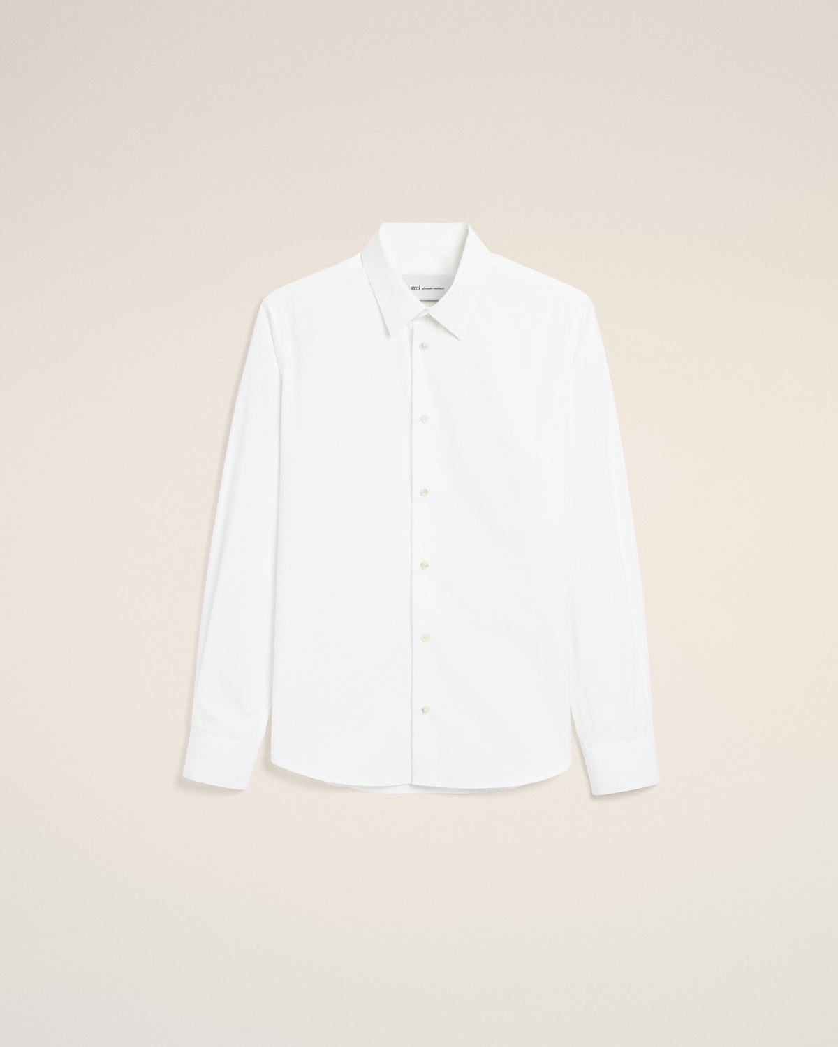 White cotton shirt with Ami de Coeur - 1