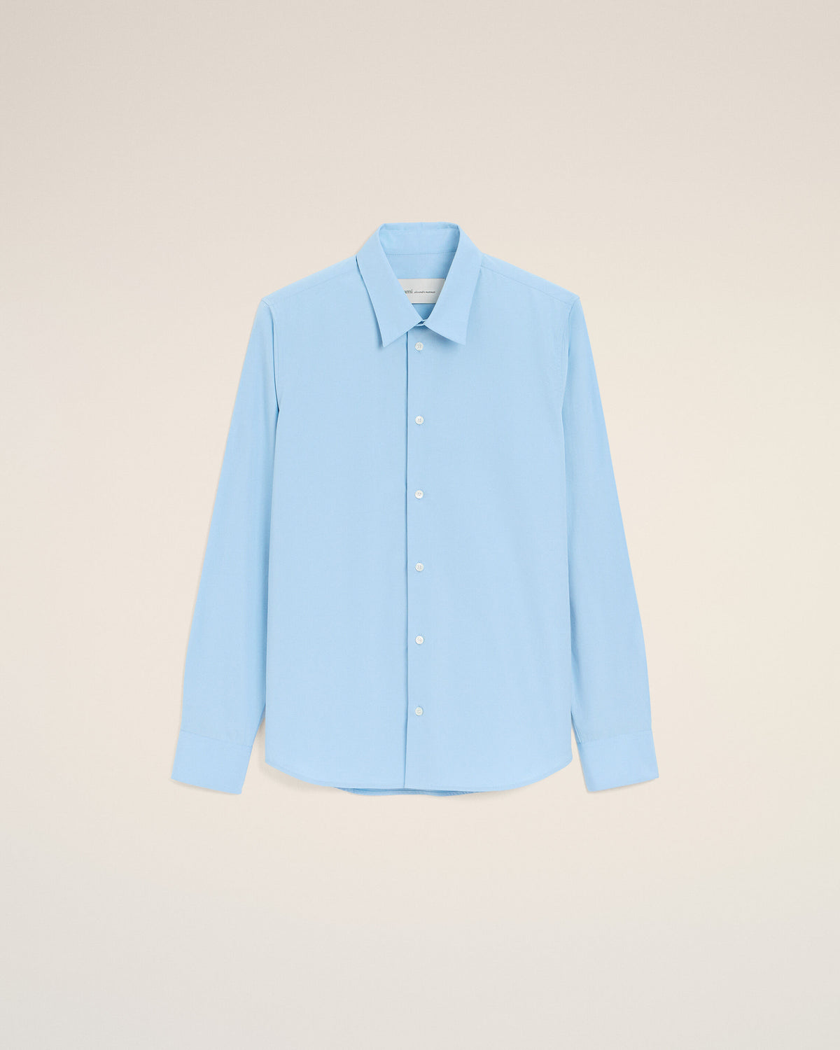 Blue Cotton Tailor Embroidered Ami De Coeur Shirt - 1