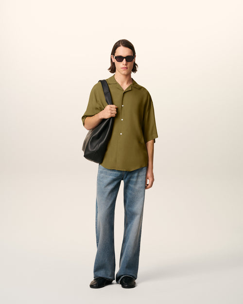 Green Ami Camp Short Sleeved Shirt - 1 - Ami Paris