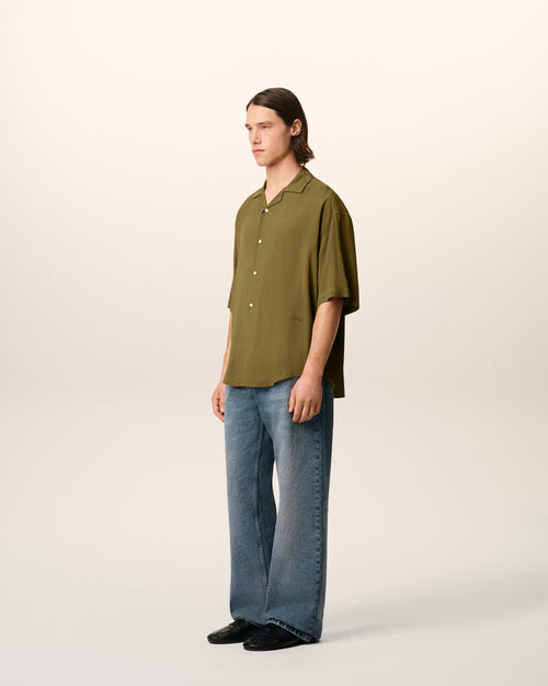Green Ami Camp Short Sleeved Shirt - 6 - Ami Paris