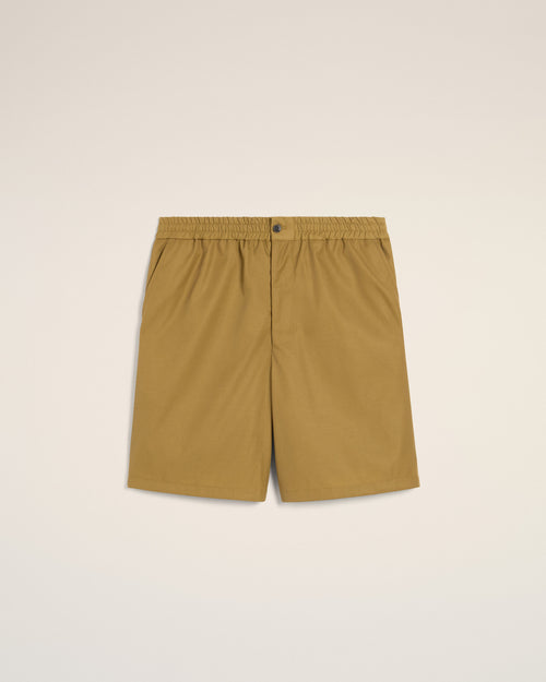 Mustard Twill Short - 2 - Ami Paris