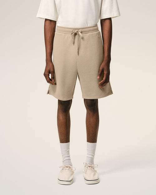 Short Ami De Coeur Beige en Coton - Homme - 3 - AMI Paris - Ami Paris