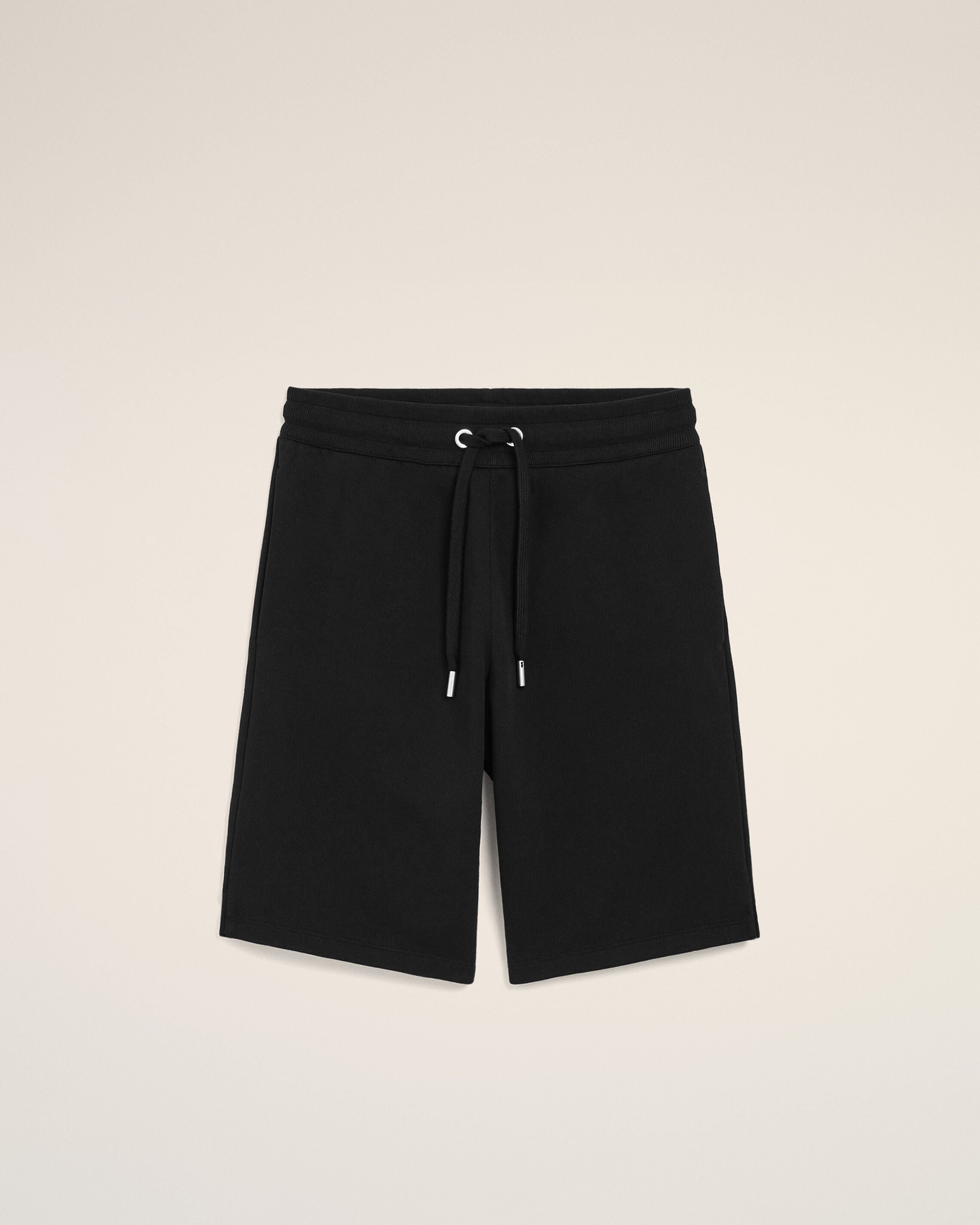 Black Cotton Ami De Coeur Short - 1