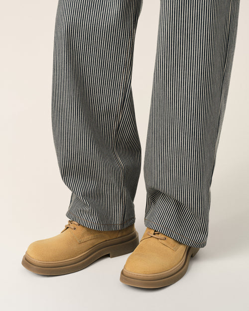 Beige cow leather derbies shoes - 1 - Ami Paris