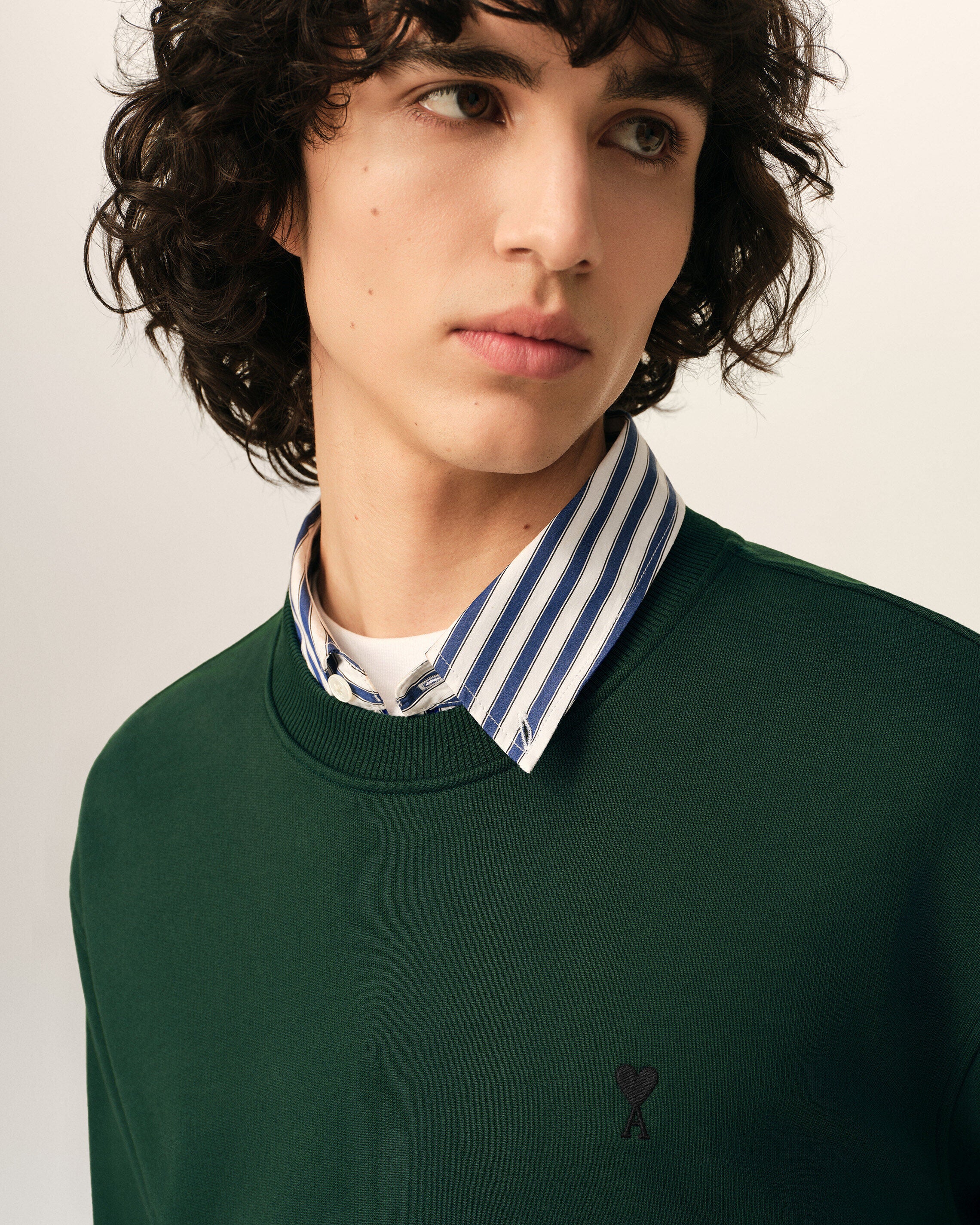 Sudadera Ami de Cœur de algodón verde - 4