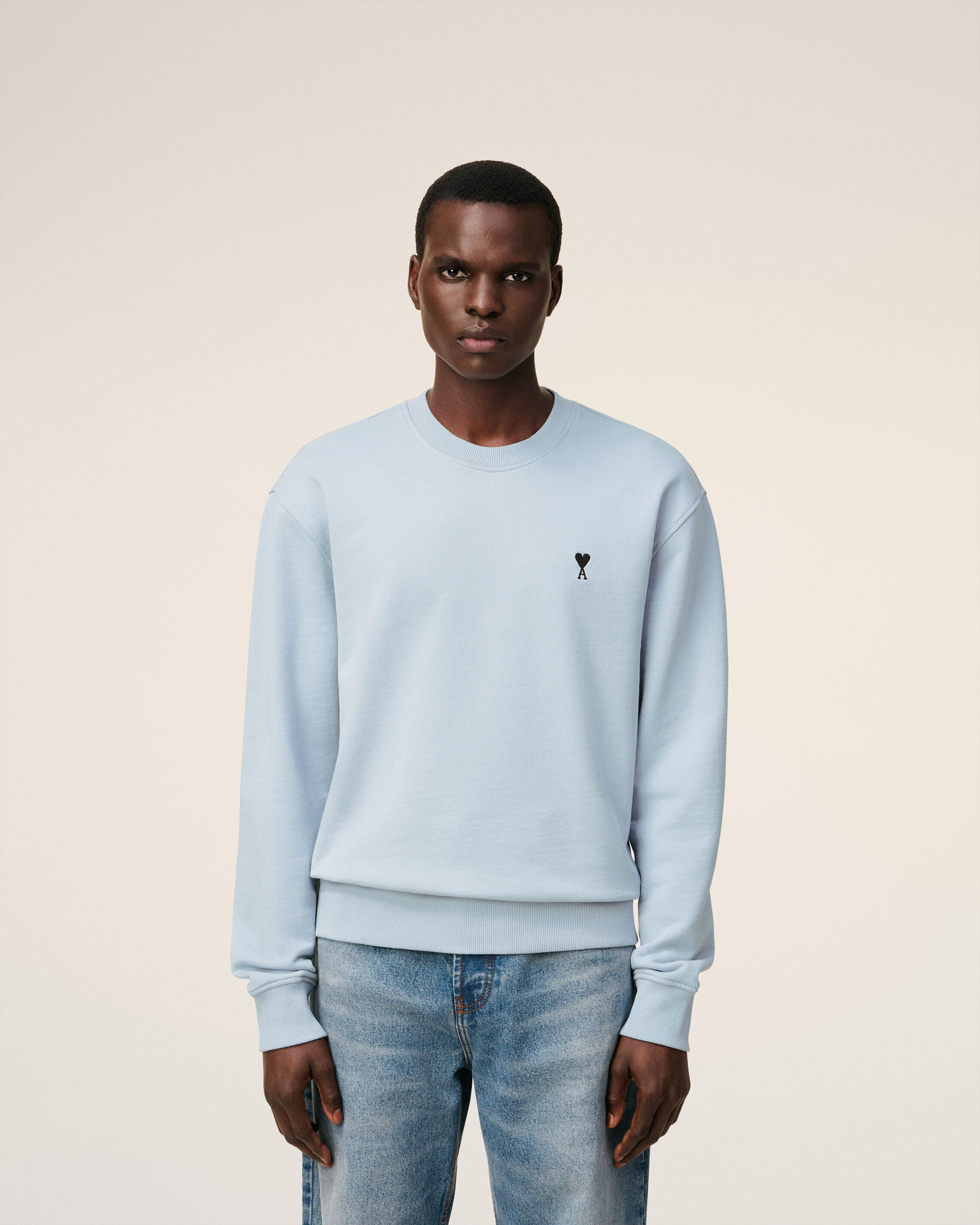 ブルー コットン Ami De Coeur スウェットシャツ スカイ | AMI PARIS