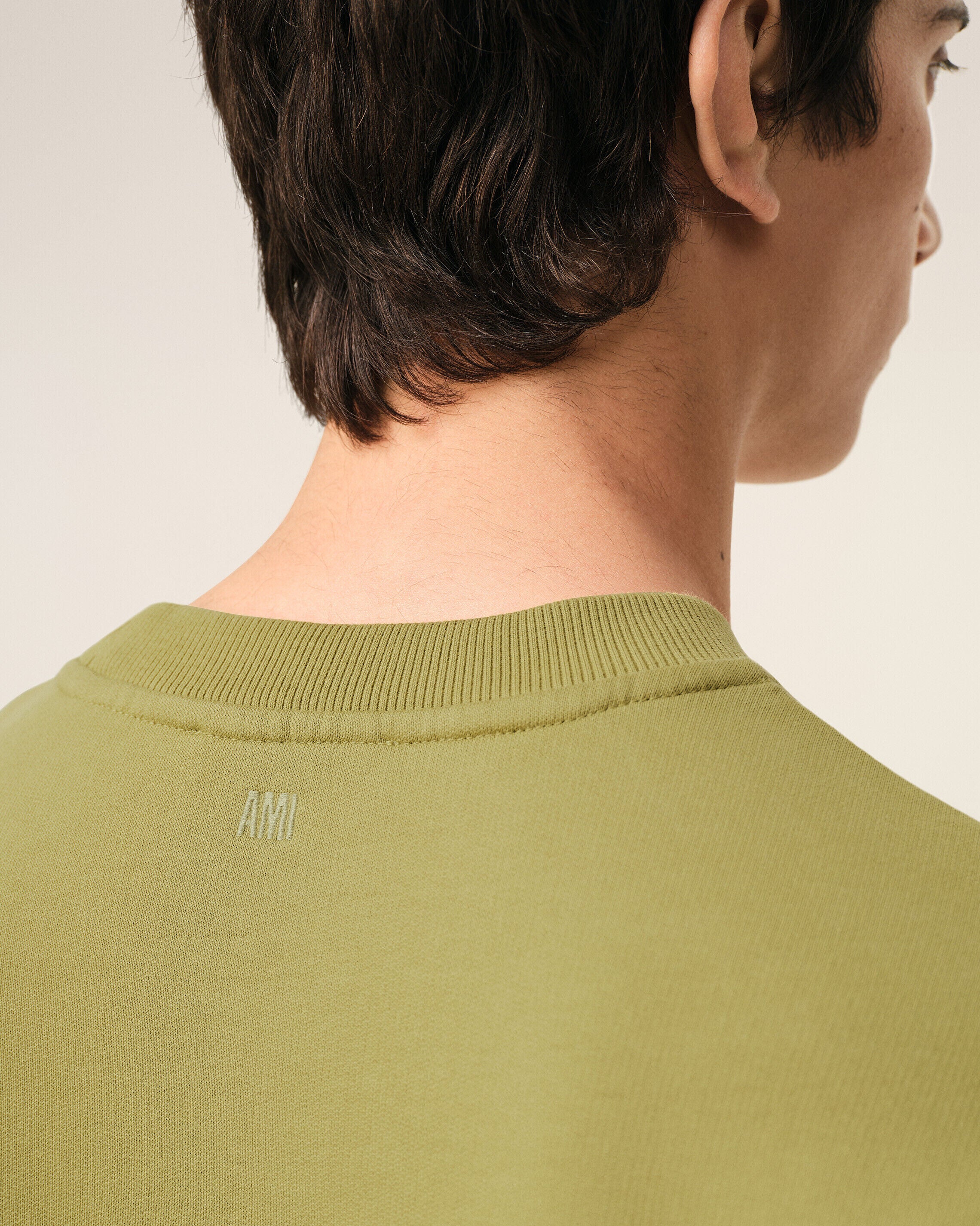 Green Cotton Ami De Coeur Sweatshirt - 4