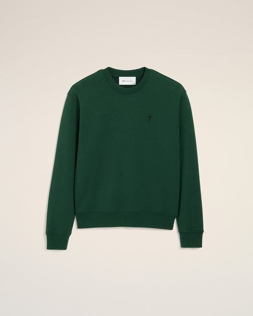 Sudadera Ami de Cœur de algodón verde - Hombre - 1 - AMI Paris - Ami Paris