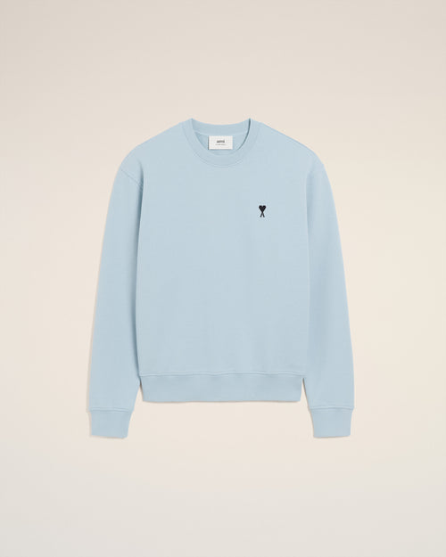 Blue Cotton Ami De Coeur Sweatshirt - 2 - Ami Paris