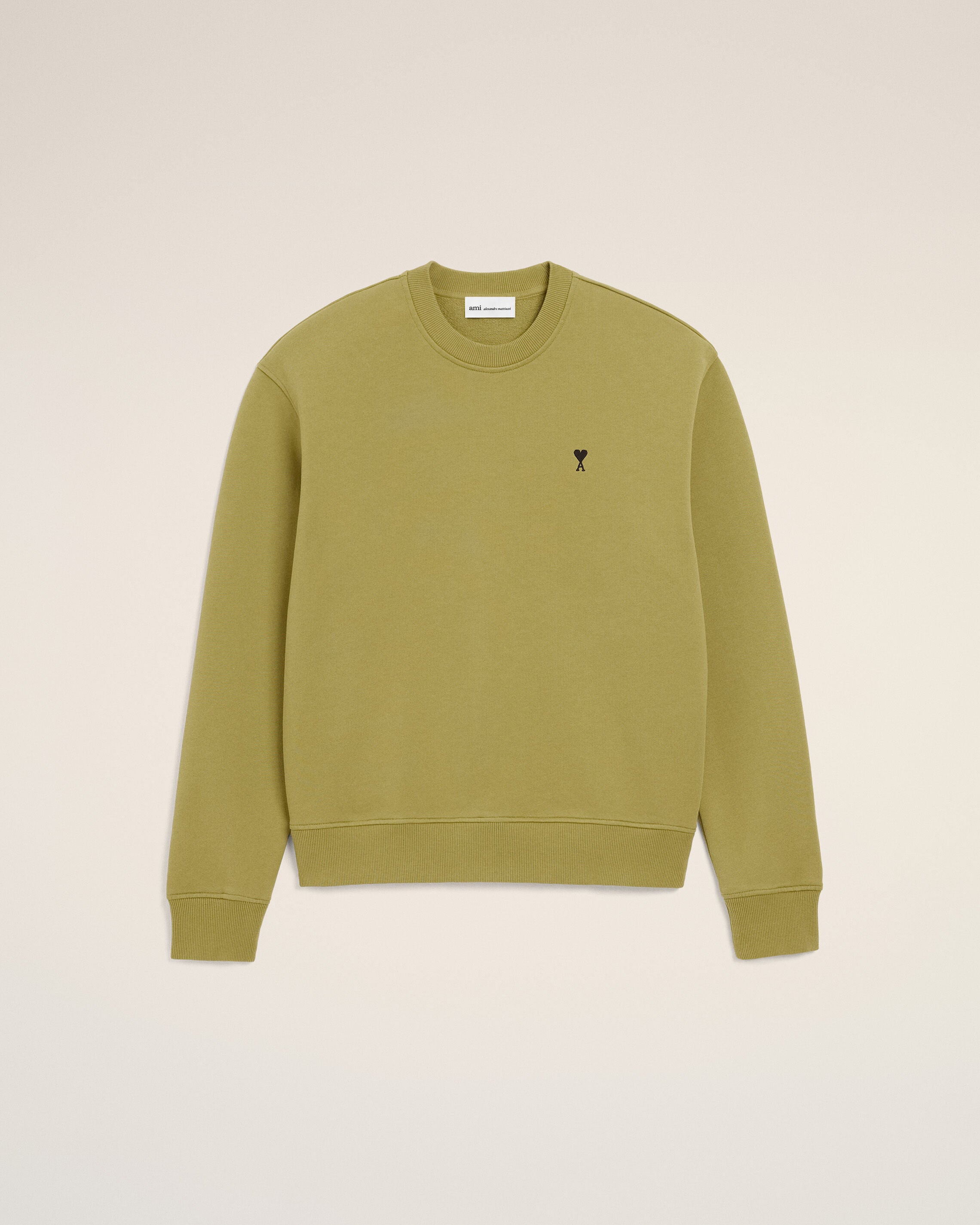 Green Cotton Ami De Coeur Sweatshirt - 1