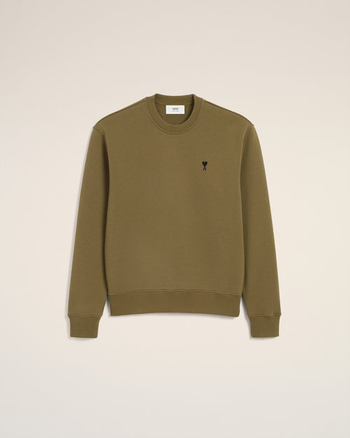 Sudadera Ami de Cœur de algodón verde - 2 - Ami Paris