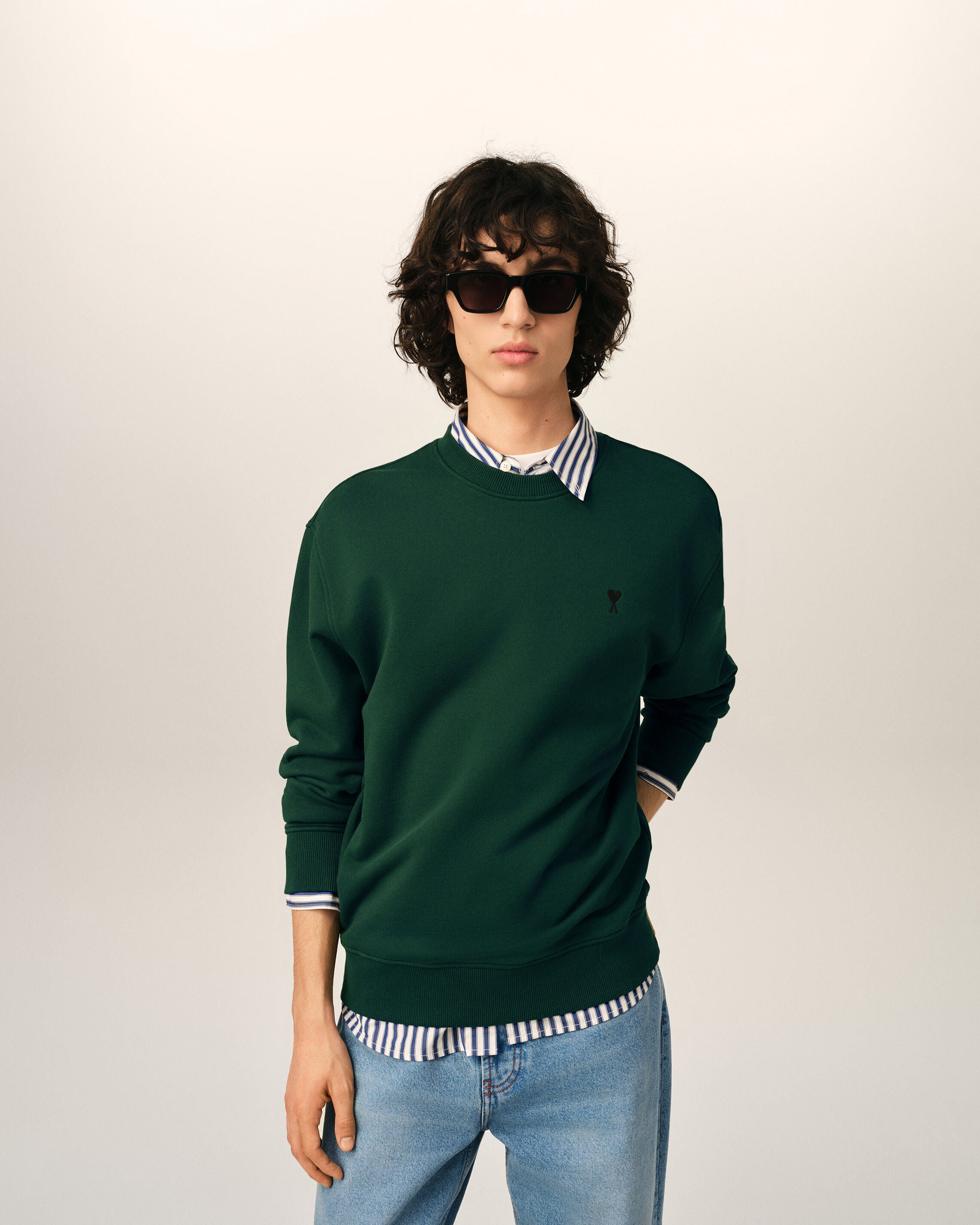 Sudadera Ami de Cœur de algodón verde - 2