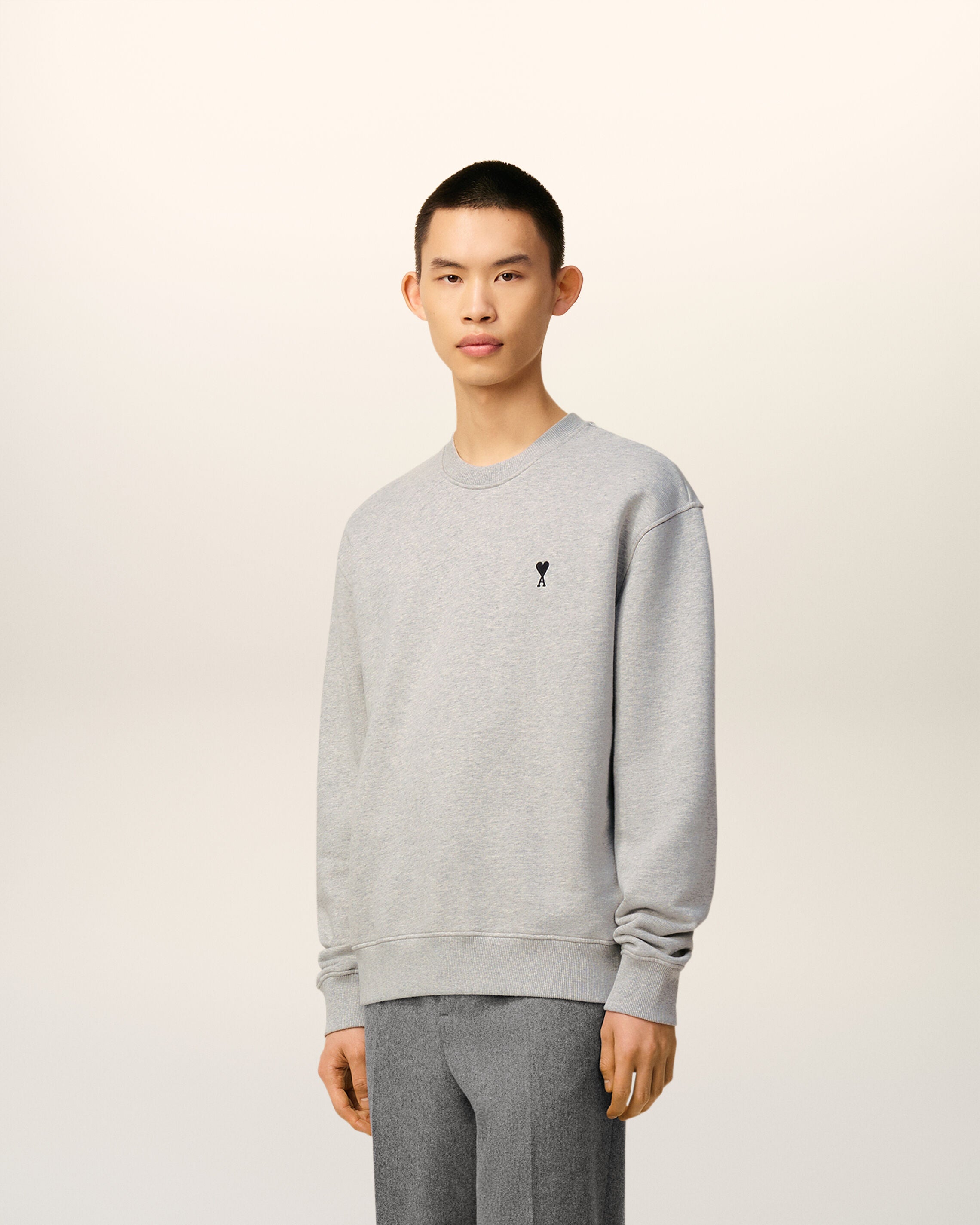 グレー コットン Ami De Coeur スウェットシャツ ヘザーアッシュグレー