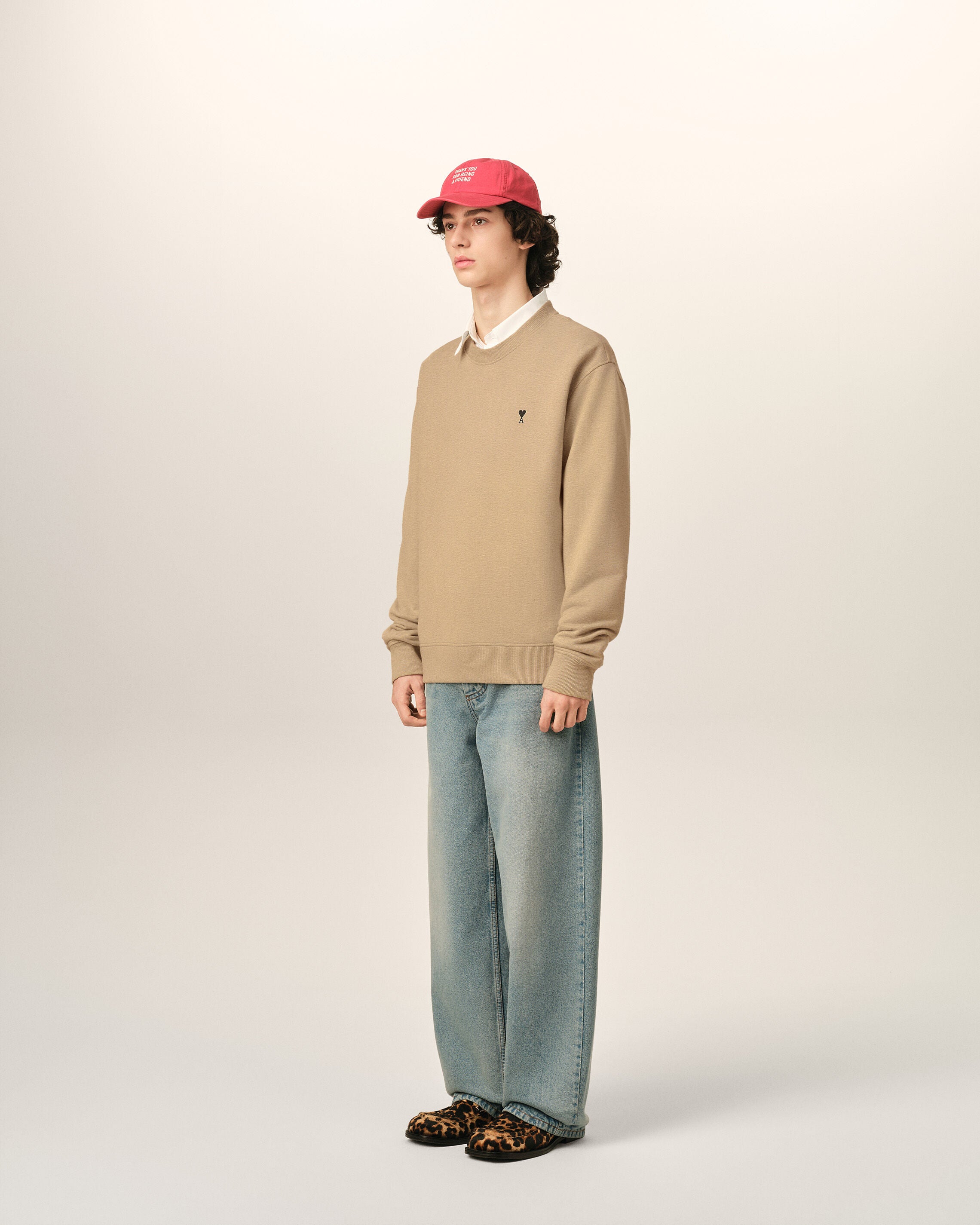 Sudadera Ami de Cœur de algodón beige - 6