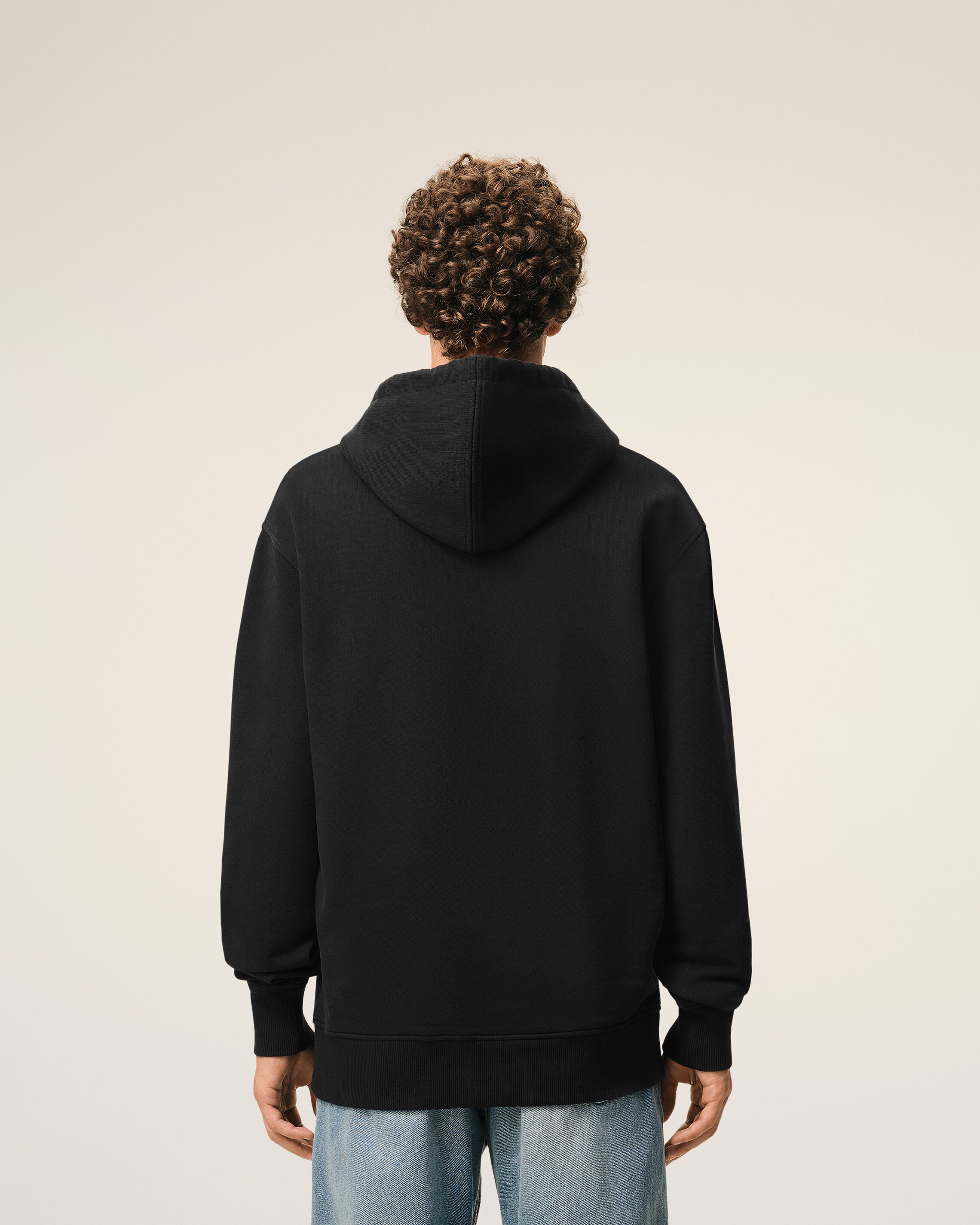 Hoodie Noir Ami De Coeur en Coton - 5