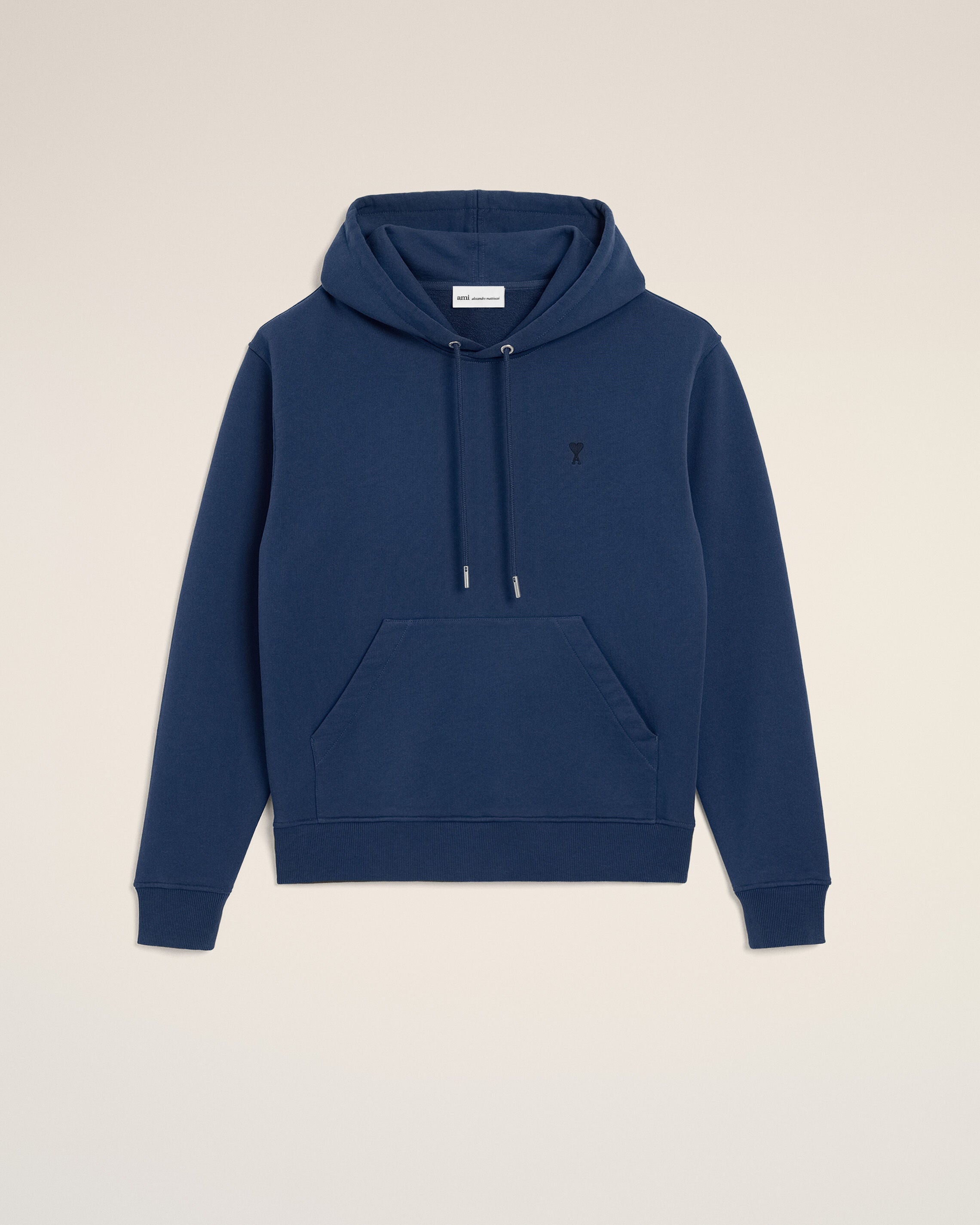 Blue Cotton Ami De Coeur Hoodie - 1