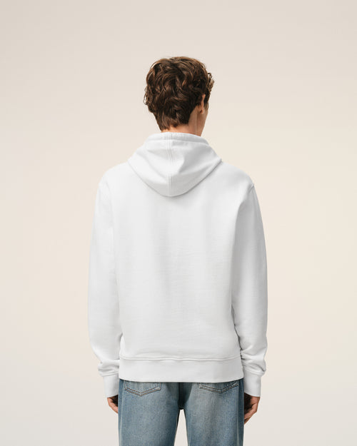 White Cotton Ami De Coeur Hoodie - Man - 5 - AMI Paris - Ami Paris