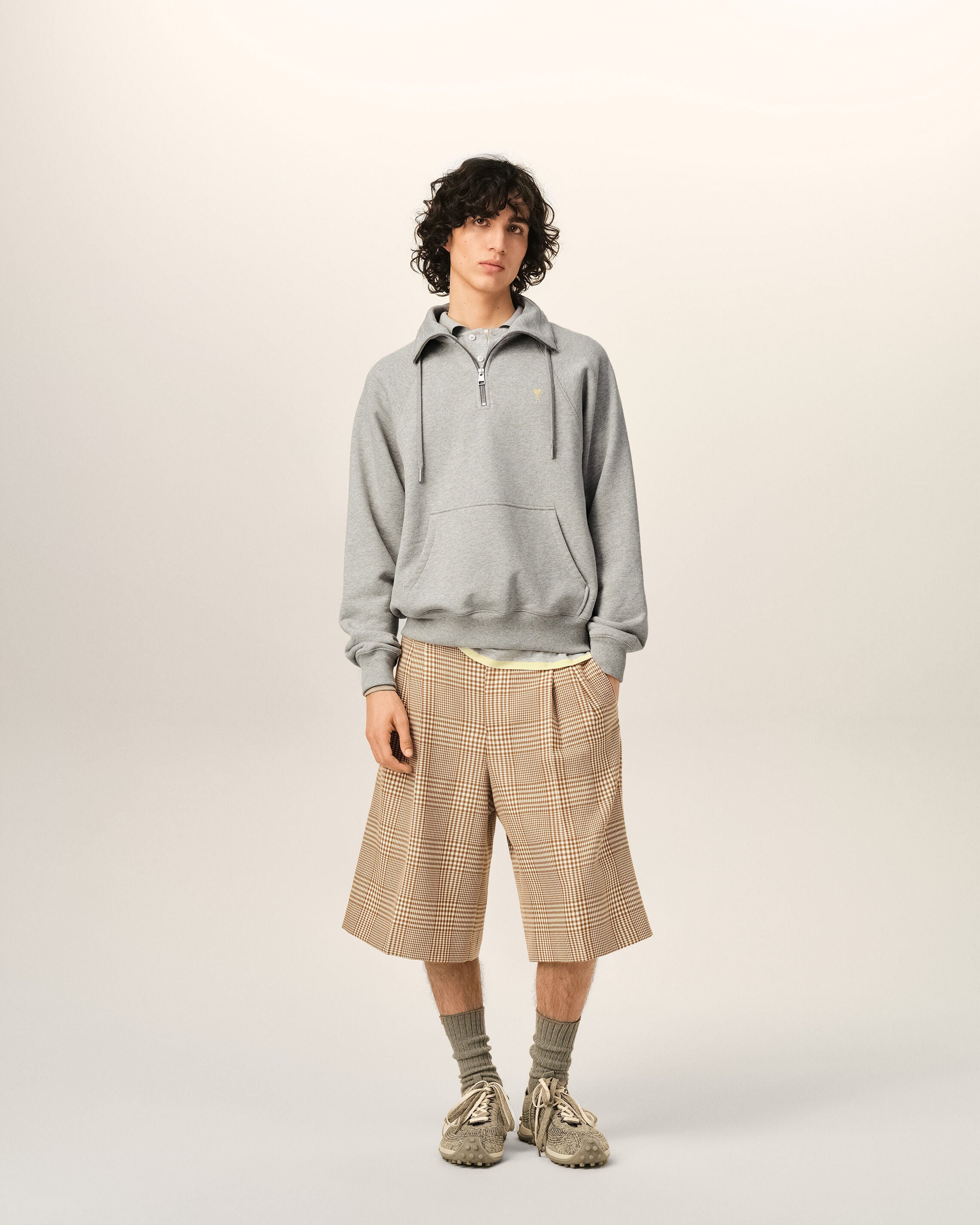 Sudadera Ami de Cœur de algodón gris - 3